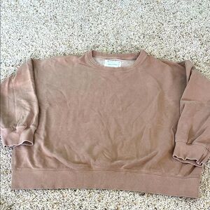 American Eagle tan soft sweatshirt XL